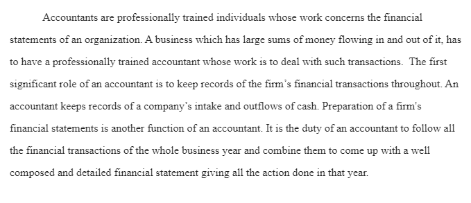 Why Are Accountants Considered High Value Professionals
