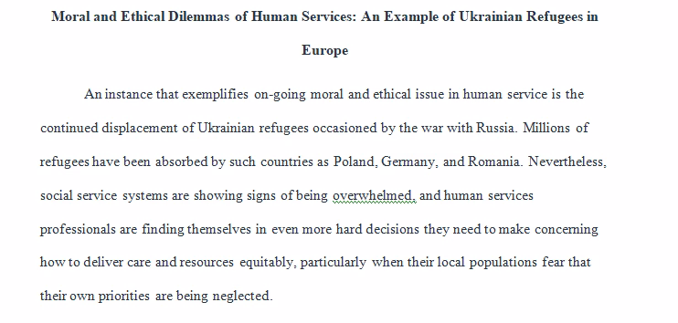 Moral and Ethical Dilemmas