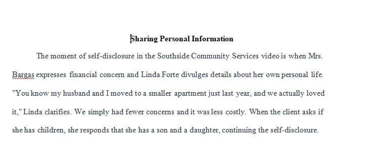 Sharing Personal Information