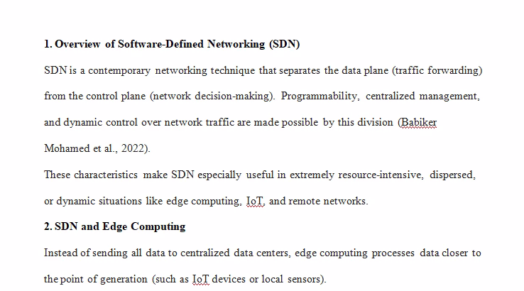 Software-Defined Networking (SDN)